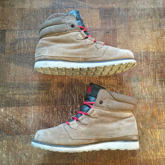 The North Face Women's Tan Suede Boots - Picture 6 of 12